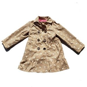 Genuine Kids Oshkosh Coat Size 3T Jacket Polka Dot